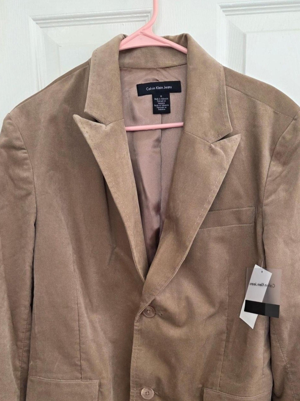 Calvin Klein Jeans Men's Tan/ Light Brown Blazer